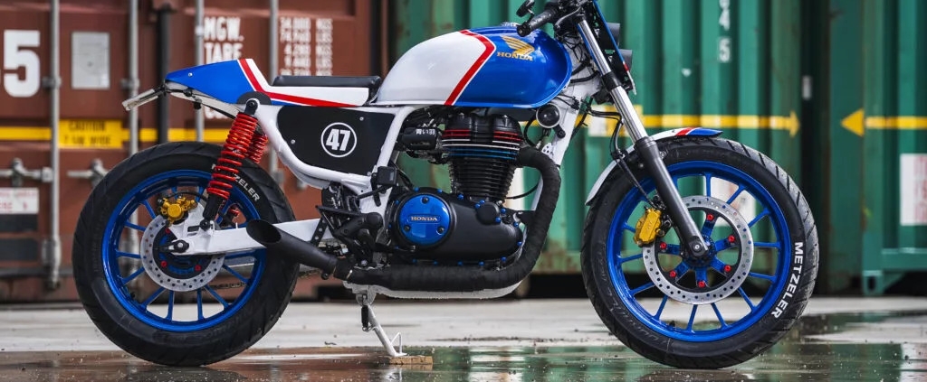 Vota por la moto Blue Wing en el Honda Garage Dreams Contest