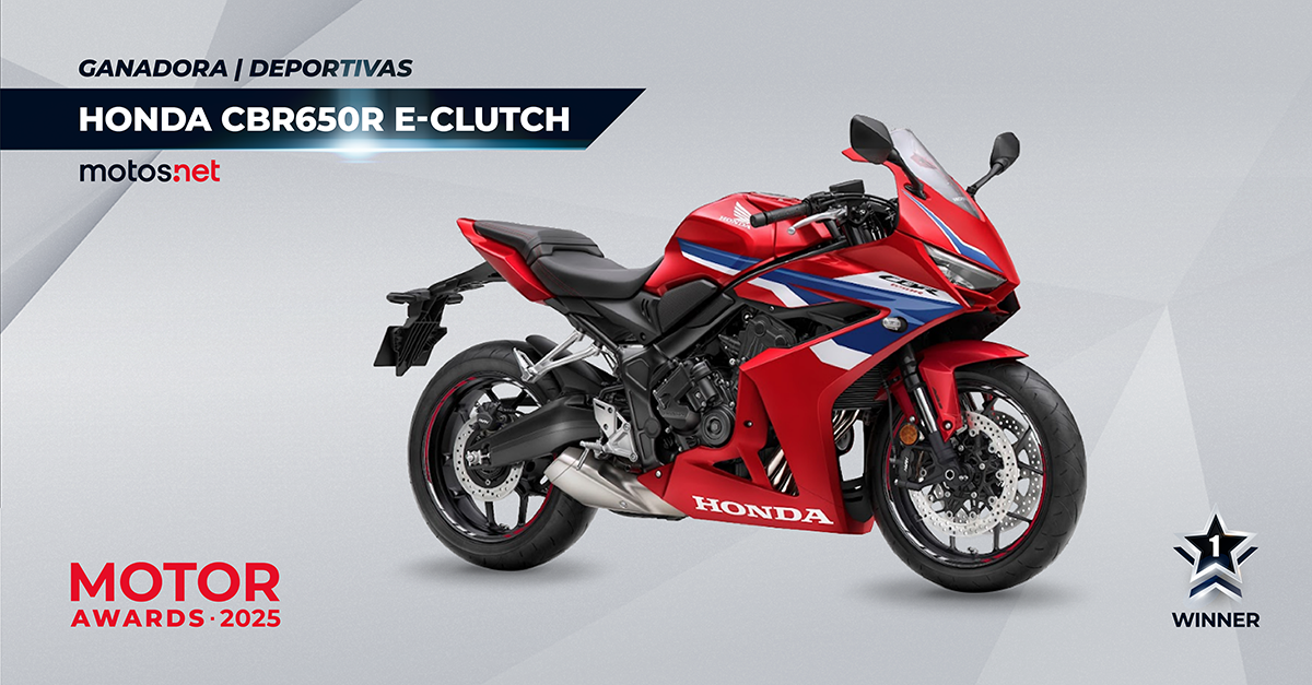 Honda CBR650R E-Clutch moto guanyadora dels Motor Awards 2025
